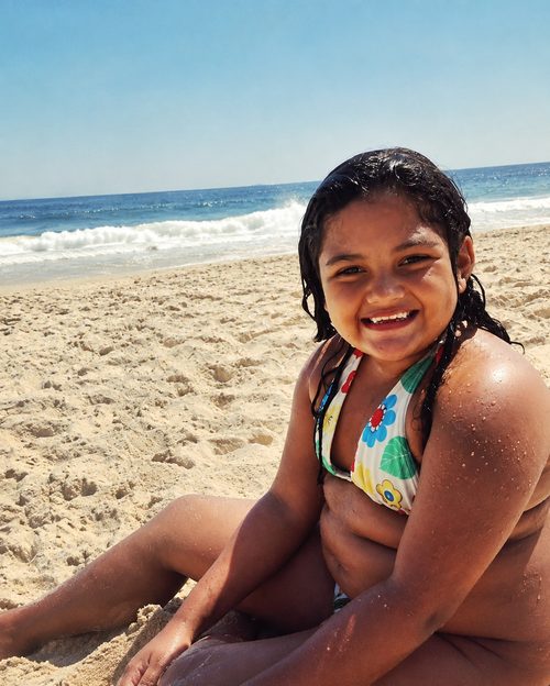 Malu Diaz na infância